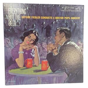 Vintage 1960 Everything But The Beer Fiedler Boston Pops Vinyl LP 2 Record Album